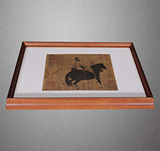 黄石市书画装裱配框服务案例